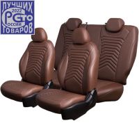 Чехлы Премиум Экокожа Байрон Президент|Жук на Hyundai Getz 2002-2011 г.в.