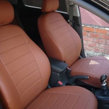 Авточехлы Автопилот Темно Коричневый цвет